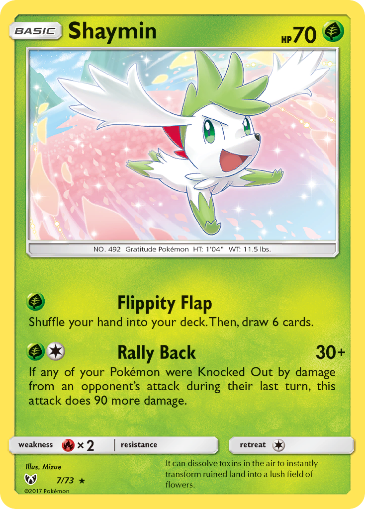 Shaymin (7/73) [Sun & Moon: Shining Legends] | Cracking-Singles