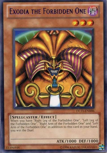 Exodia the Forbidden One (Purple) [DL11-EN006] Rare | Cracking-Singles