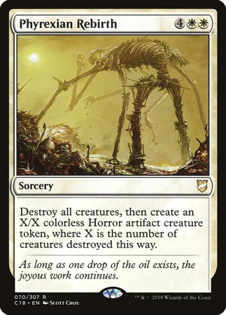 Phyrexian Rebirth [Commander 2018] | Cracking-Singles