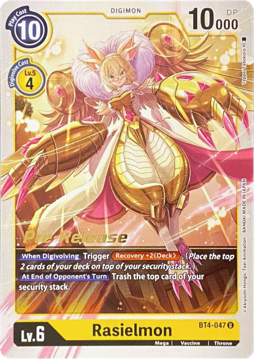 Rasielmon [BT4-047] [Great Legend Pre-Release Promos] | Cracking-Singles