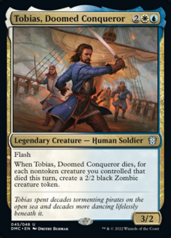 Tobias, Doomed Conqueror [Dominaria United Commander] | Cracking-Singles