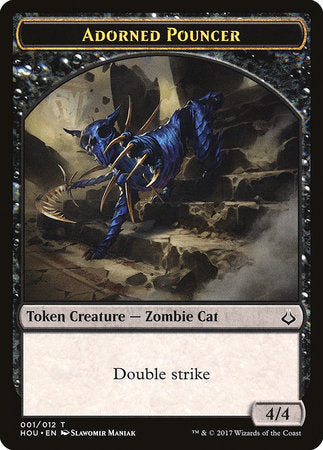 Adorned Pouncer Token [Hour of Devastation Tokens] | Cracking-Singles