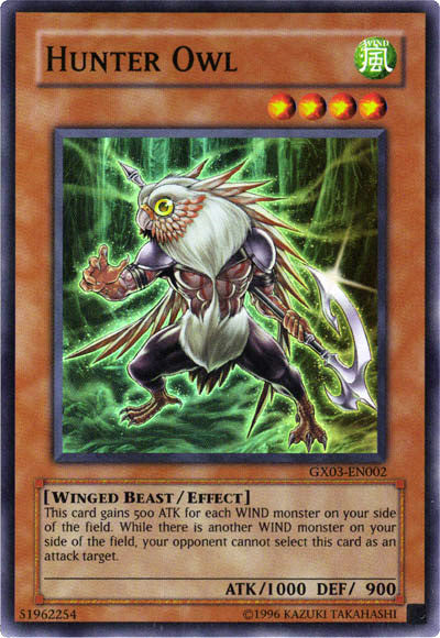 Hunter Owl [GX03-EN002] Super Rare | Cracking-Singles