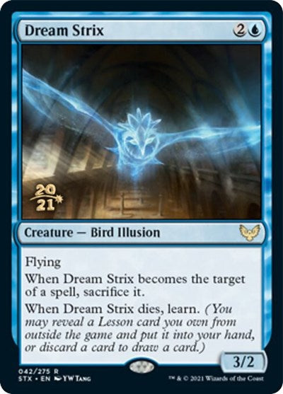 Dream Strix [Strixhaven: School of Mages Prerelease Promos] | Cracking-Singles