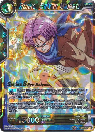 Trunks, Saiyan Majesty [BT8-075_PR] | Cracking-Singles