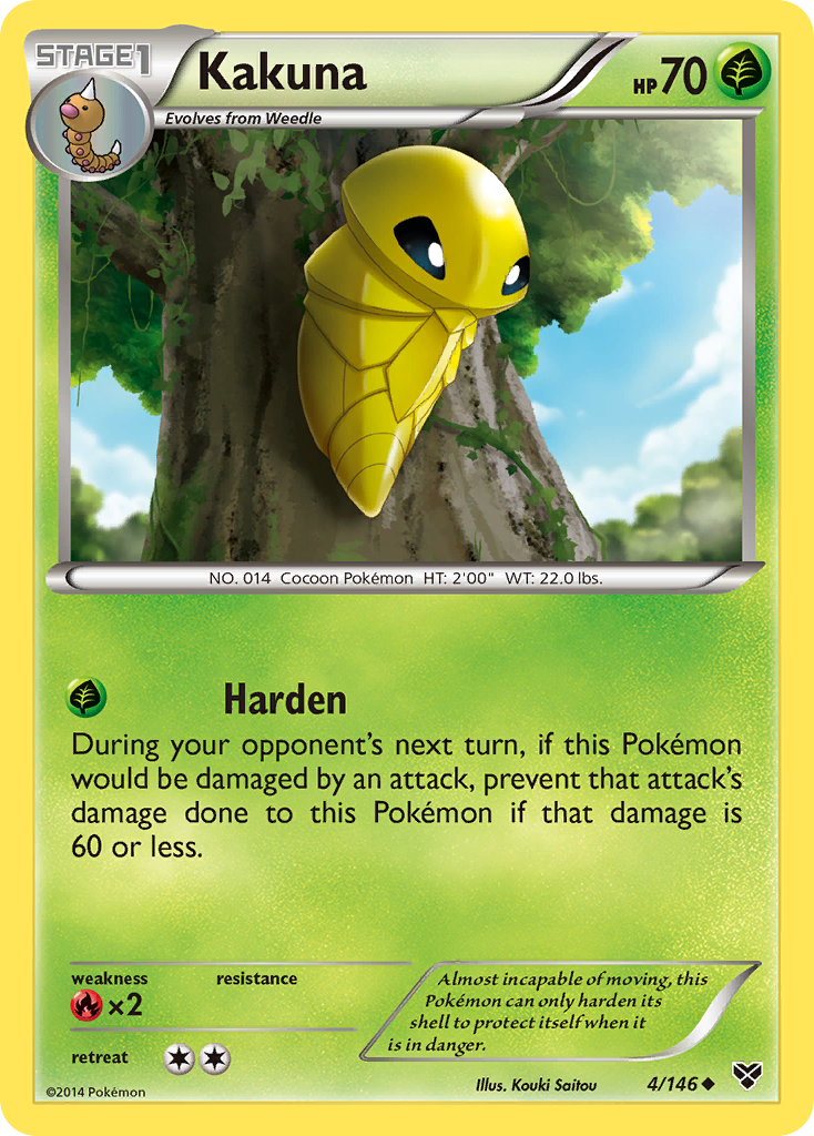 Kakuna (4/146) [XY: Base Set] | Cracking-Singles