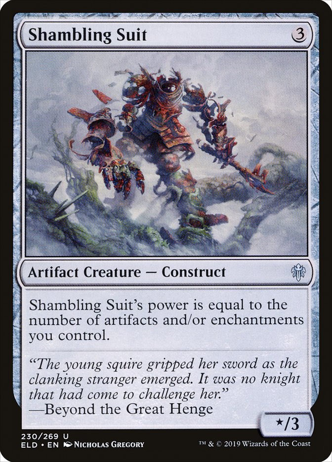 Shambling Suit [Throne of Eldraine] | Cracking-Singles