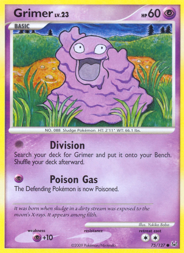 Grimer (75/127) [Platinum: Base Set] | Cracking-Singles