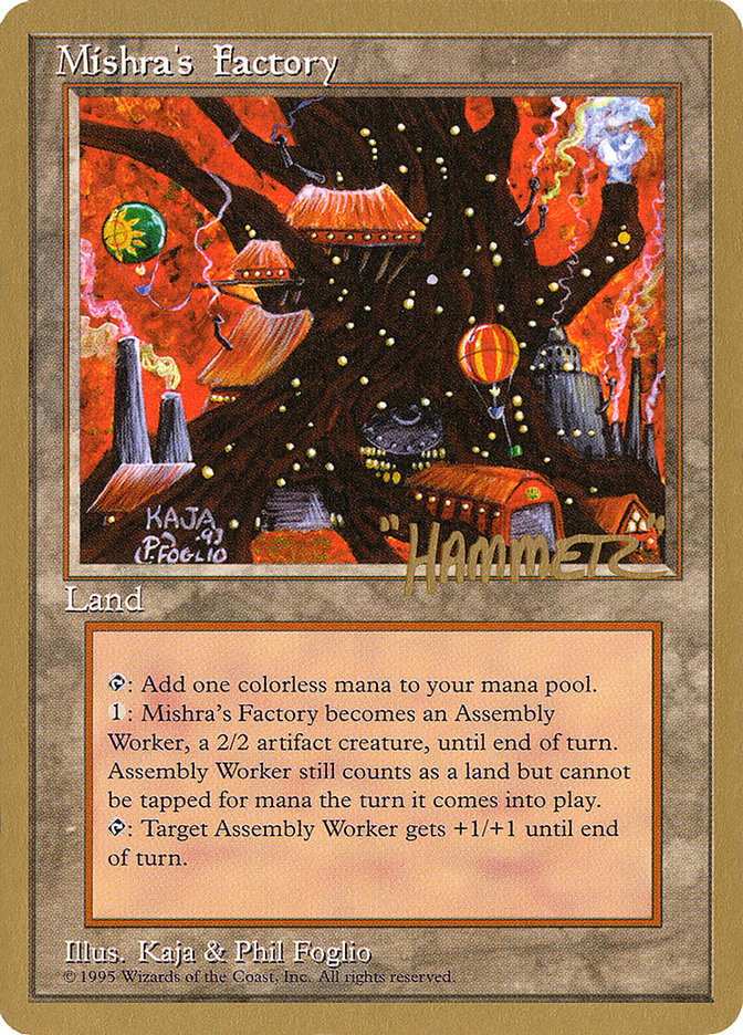 Mishra's Factory (Shawn "Hammer" Regnier) [Pro Tour Collector Set] | Cracking-Singles