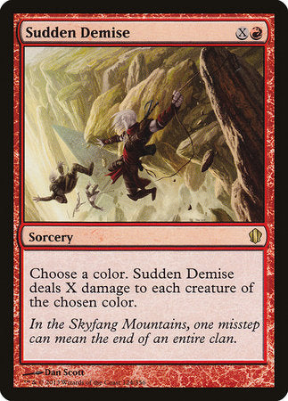 Sudden Demise [Commander 2013] | Cracking-Singles