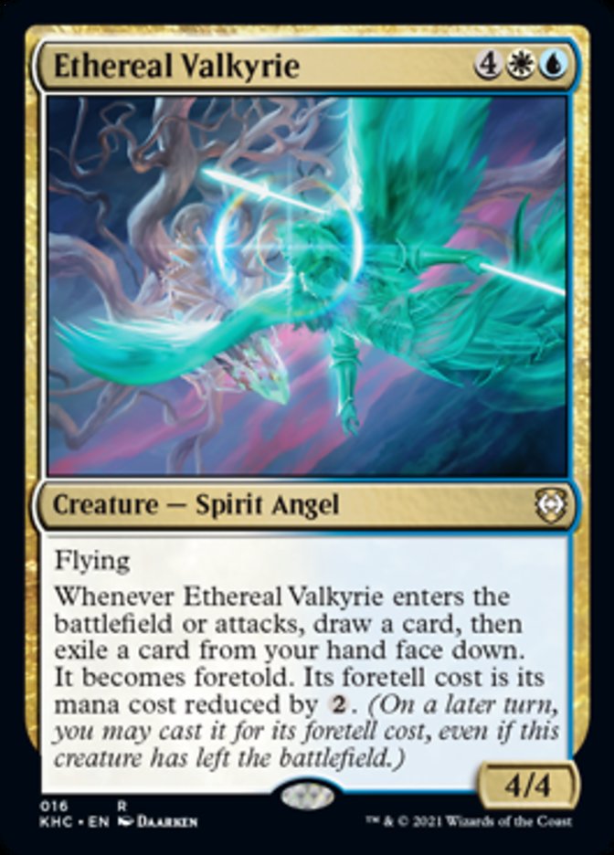 Ethereal Valkyrie [Kaldheim Commander] | Cracking-Singles