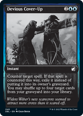 Devious Cover-Up [Innistrad: Double Feature] | Cracking-Singles