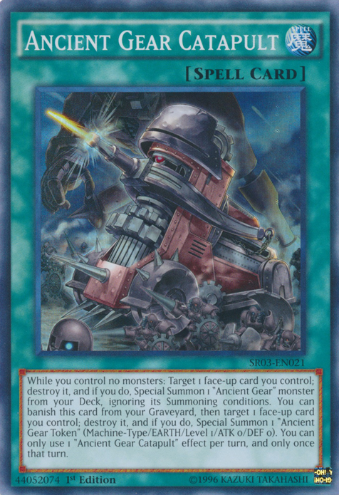 Ancient Gear Catapult [SR03-EN021] Super Rare | Cracking-Singles