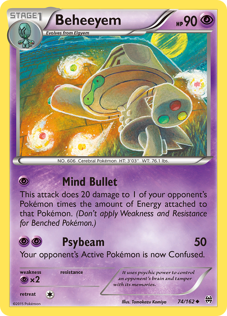 Beheeyem (74/162) [XY: BREAKthrough] | Cracking-Singles