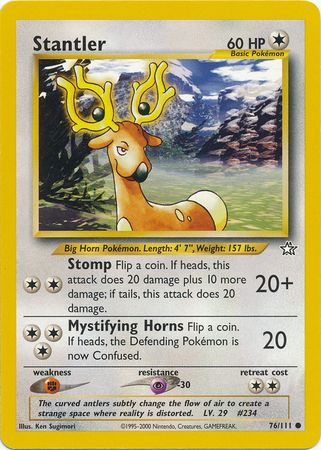 Stantler (76/111) [Neo Genesis Unlimited] | Cracking-Singles