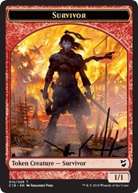 Survivor // Myr (023) Double-sided Token [Commander 2018 Tokens] | Cracking-Singles