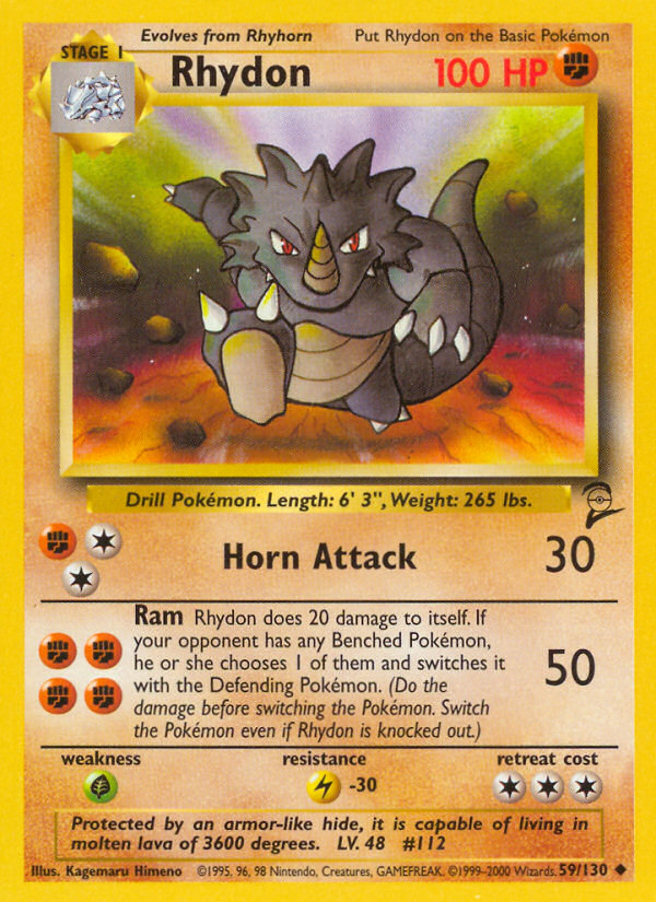 Rhydon (59/130) [Base Set 2] | Cracking-Singles