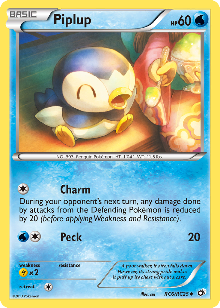 Piplup (RC6/RC25) [Black & White: Legendary Treasures] | Cracking-Singles