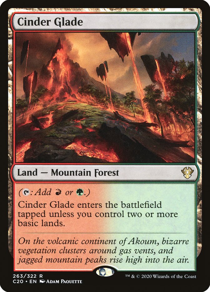 Cinder Glade [Commander 2020] | Cracking-Singles