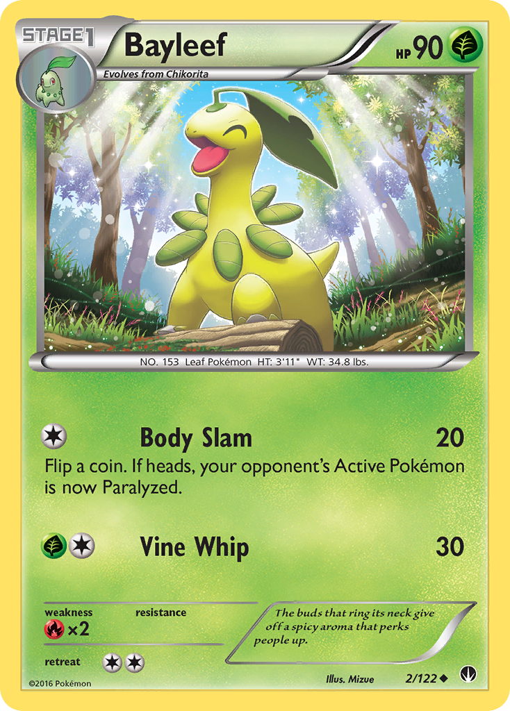 Bayleef (2/122) [XY: BREAKpoint] | Cracking-Singles