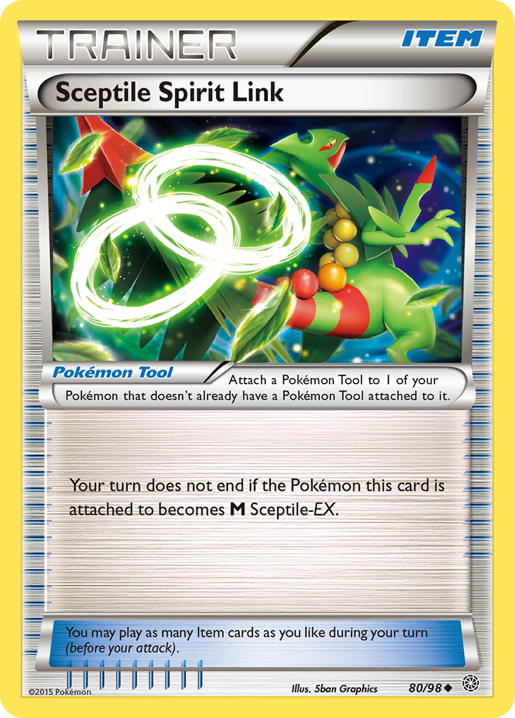 Sceptile Spirit Link (80/98) [XY: Ancient Origins] | Cracking-Singles