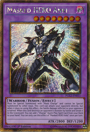 Masked HERO Anki [PGL2-EN011] Gold Secret Rare | Cracking-Singles