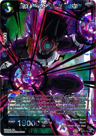 Black Masked Saiyan, the Devastator (BT5-111) [Miraculous Revival] | Cracking-Singles