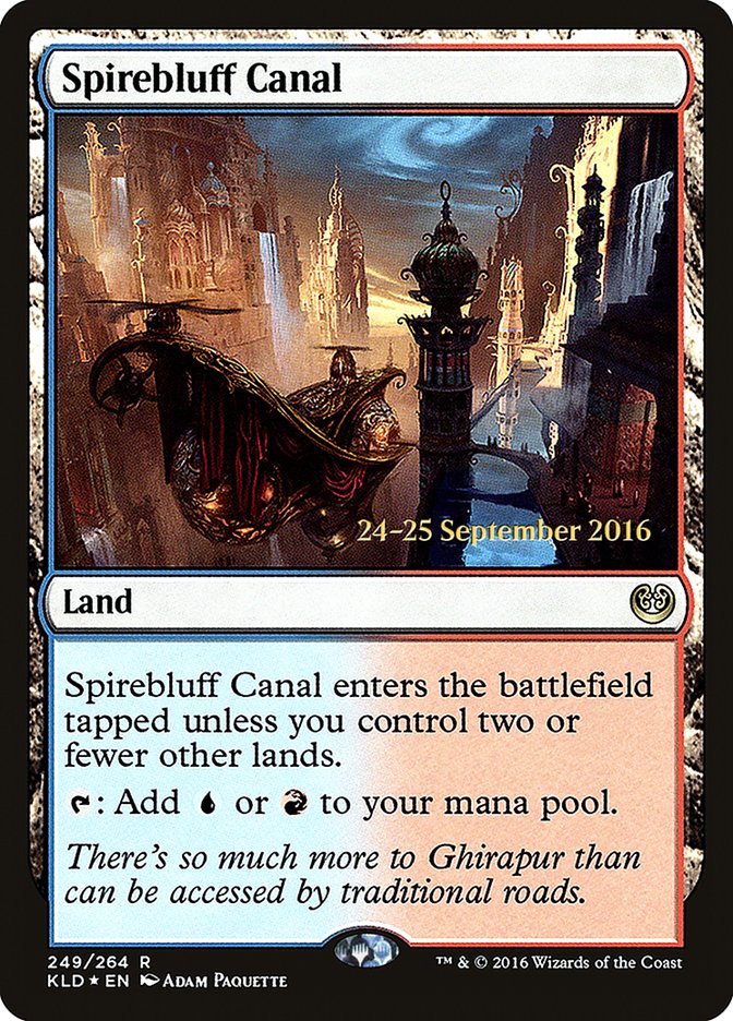 Spirebluff Canal  [Kaladesh Prerelease Promos] | Cracking-Singles