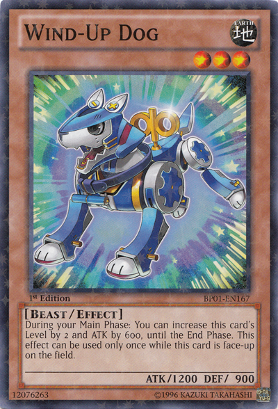 Wind-Up Dog [BP01-EN167] Starfoil Rare | Cracking-Singles