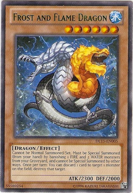 Frost and Flame Dragon (Green) [DL15-EN005] Rare | Cracking-Singles