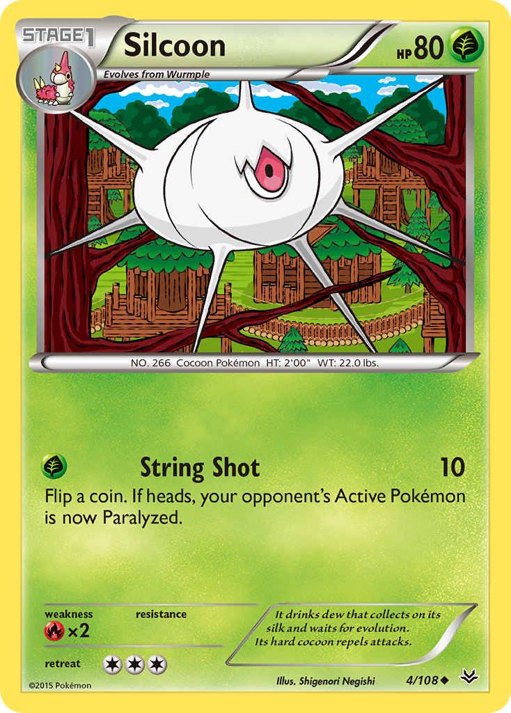 Silcoon (4/108) [XY: Roaring Skies] | Cracking-Singles