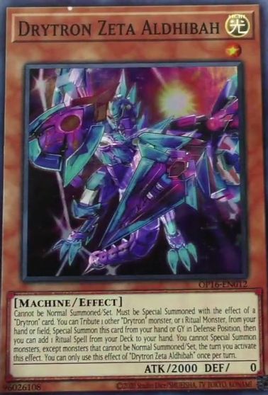 Drytron Zeta Aldhibah [OP16-EN012] Super Rare | Cracking-Singles