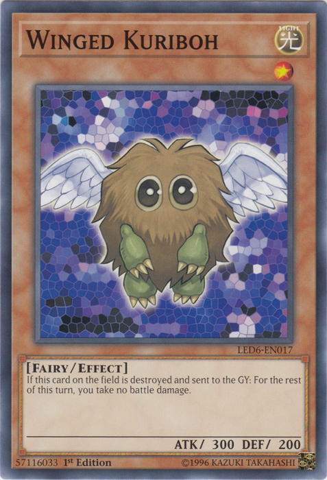 Winged Kuriboh [LED6-EN017] Common | Cracking-Singles