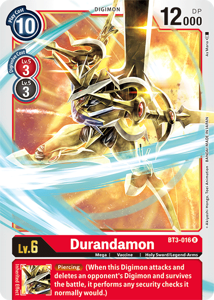 Durandamon [BT3-016] [Release Special Booster Ver.1.5] | Cracking-Singles