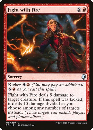 Fight with Fire [Dominaria] | Cracking-Singles