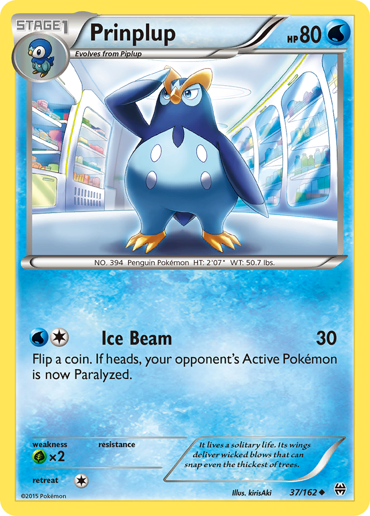 Prinplup (37/162) [XY: BREAKthrough] | Cracking-Singles