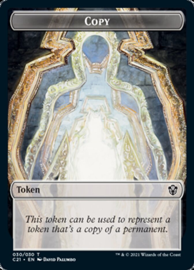 Copy // Fractal Token [Commander 2021 Tokens] | Cracking-Singles