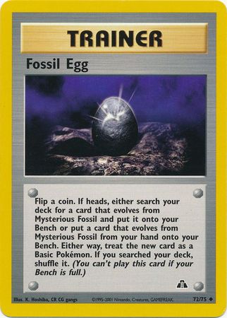 Fossil Egg (72/75) [Neo Discovery Unlimited] | Cracking-Singles