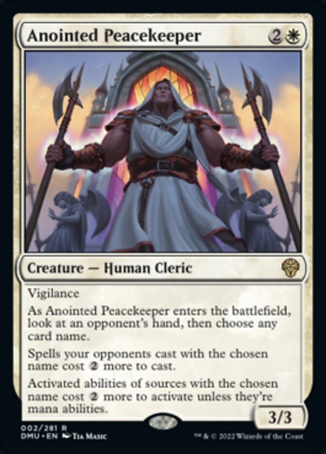 Anointed Peacekeeper [Dominaria United] | Cracking-Singles