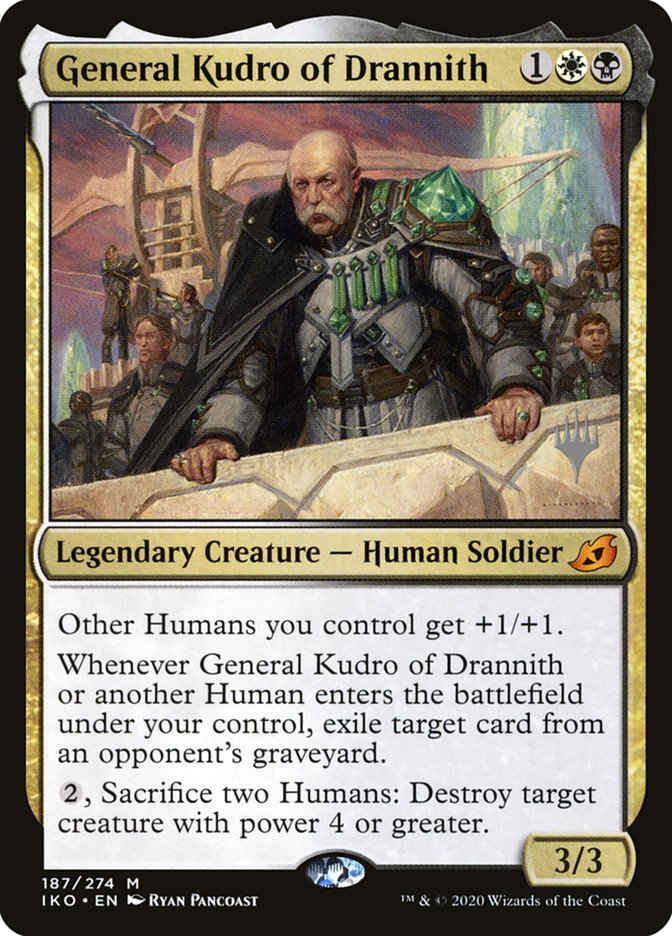 General Kudro of Drannith (Promo Pack) [Ikoria: Lair of Behemoths Promos] | Cracking-Singles