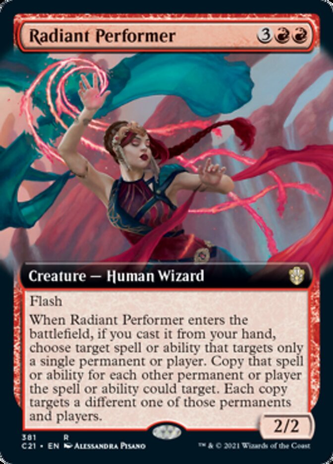 Radiant Performer (Extended) [Commander 2021] | Cracking-Singles