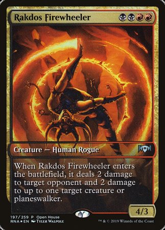 Rakdos Firewheeler [Ravnica Allegiance Promos] | Cracking-Singles