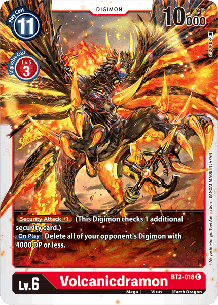 Volcanicdramon [BT2-018] [Release Special Booster Ver.1.0] | Cracking-Singles