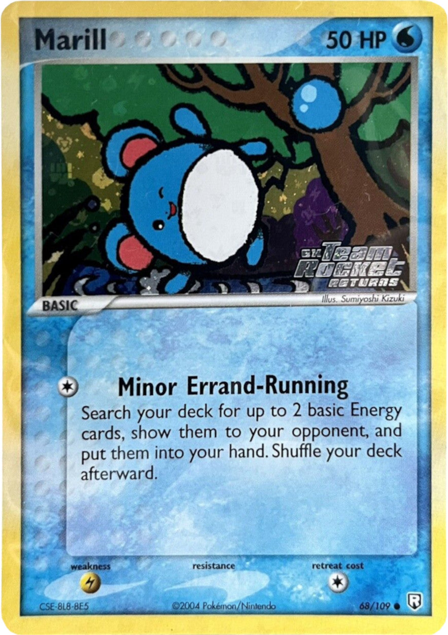 Marill (68/109) (Stamped) [EX: Team Rocket Returns] | Cracking-Singles