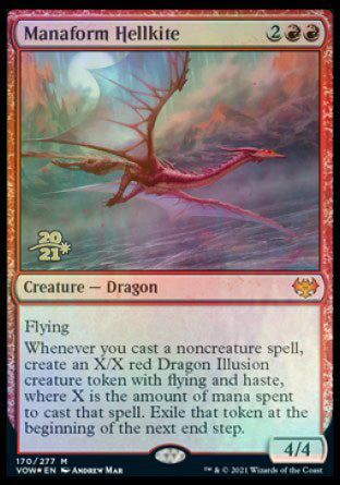 Manaform Hellkite [Innistrad: Crimson Vow Prerelease Promos] | Cracking-Singles