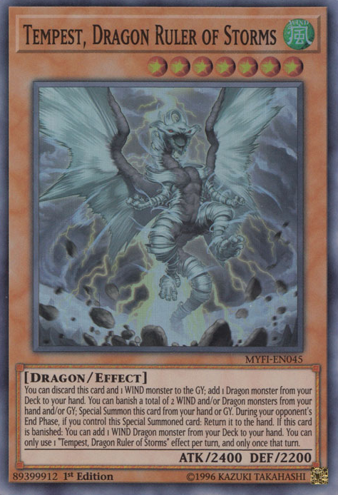 Tempest, Dragon Ruler of Storms [MYFI-EN045] Super Rare | Cracking-Singles