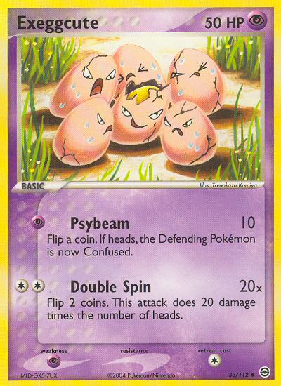 Exeggcute (33/112) [EX: FireRed & LeafGreen] | Cracking-Singles