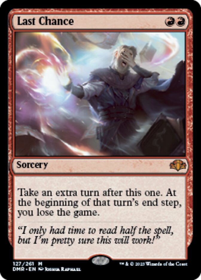 Last Chance [Dominaria Remastered] | Cracking-Singles