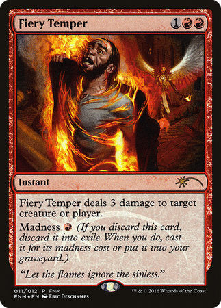 Fiery Temper [Friday Night Magic 2016] | Cracking-Singles