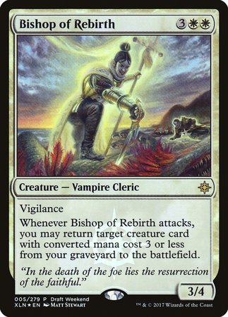 Bishop of Rebirth [Ixalan Promos] | Cracking-Singles